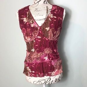 Australia Fanny Lam sleeveless blouse size 6